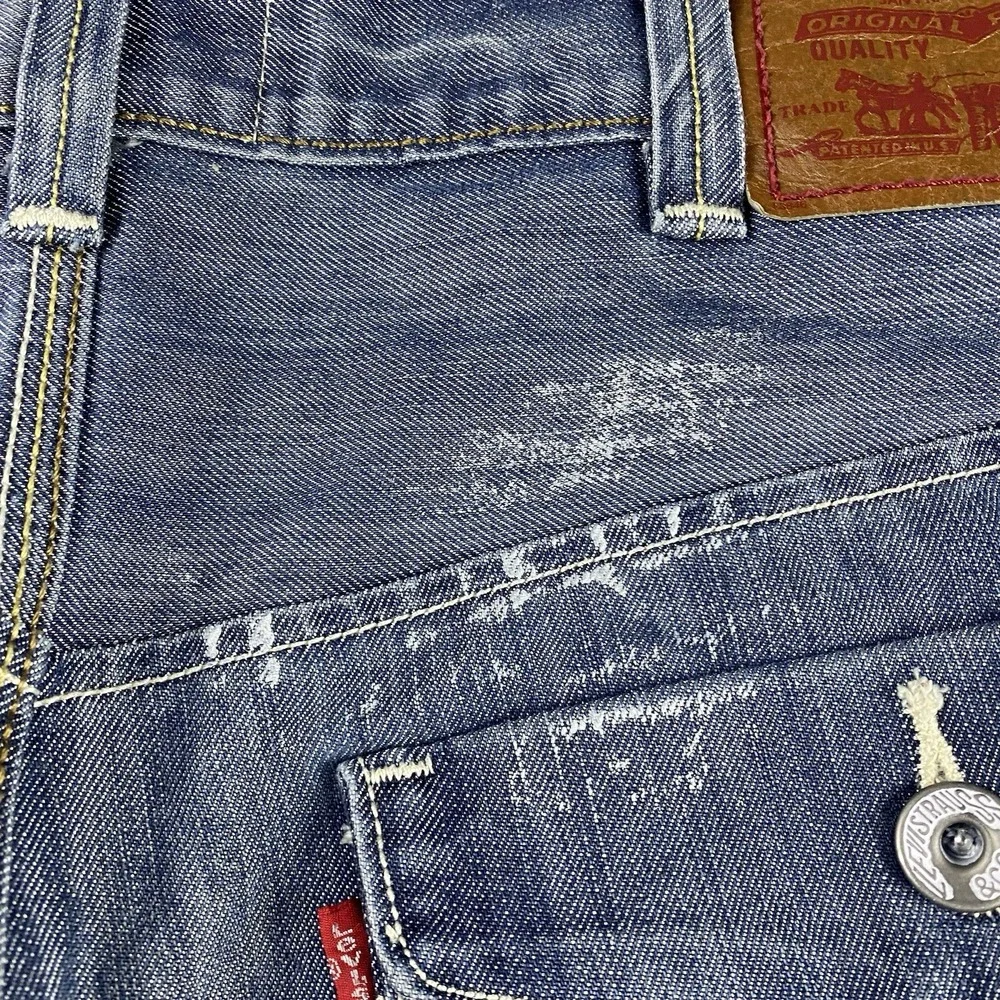 Levis 559 Relaxed Straight Fit Jeans Mens 38x32 Blue‎ Medium Wash Mid Rise